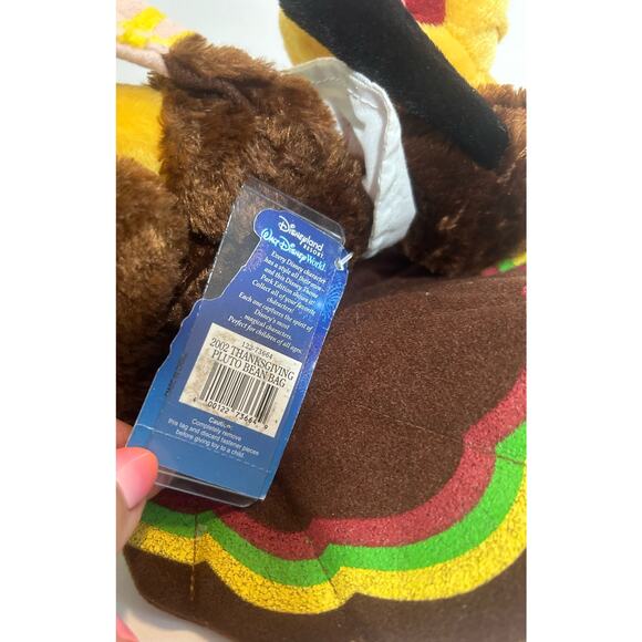 NWT! Disney Parks Edition Pluto Bean Bag Thanksgiving Turkey 2002 - Picture 7 of 9